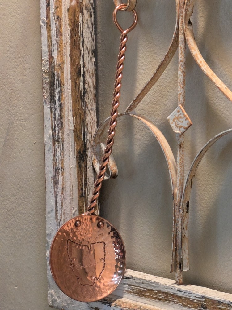 Weeda Tasmania Copper Kitchen Spoon  9-1/2" X 3"
