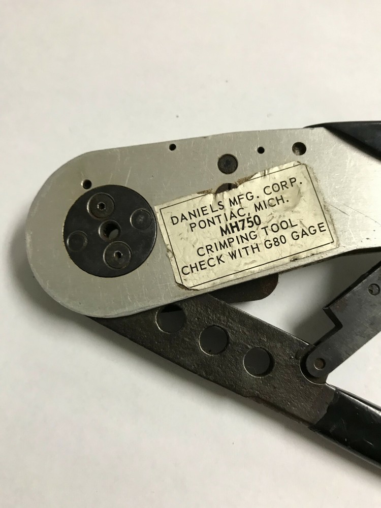 Used Daniels DMC MH750 Contact Crimping Tool