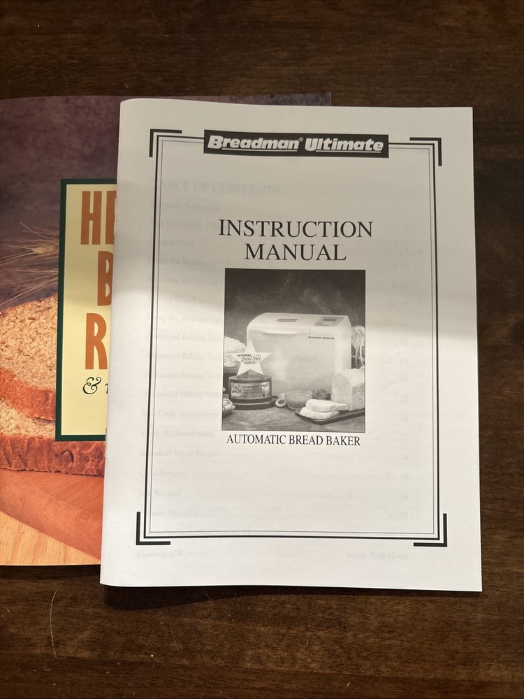 Breadman Ultimate Bread Machine Maker NEW TR2200C Open Box Never Used.