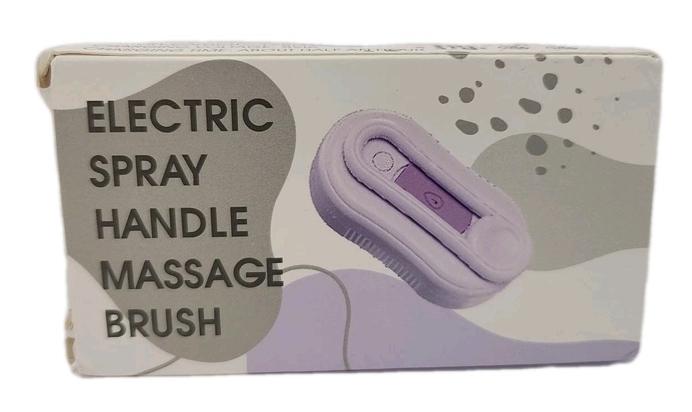 Electric Spray Handle Massage Brush, Open Box