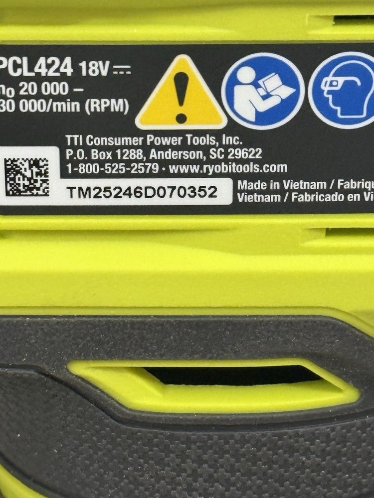 Ryobi ONE+ 18V Cordless Compact Fixed Base Router - Tool Only - PCL424B