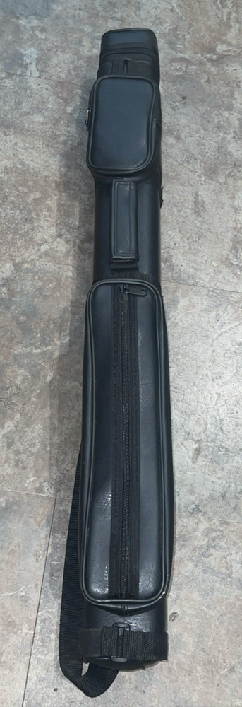 2x2 Deluxe Hard Billiard Pool Cue Case - Black