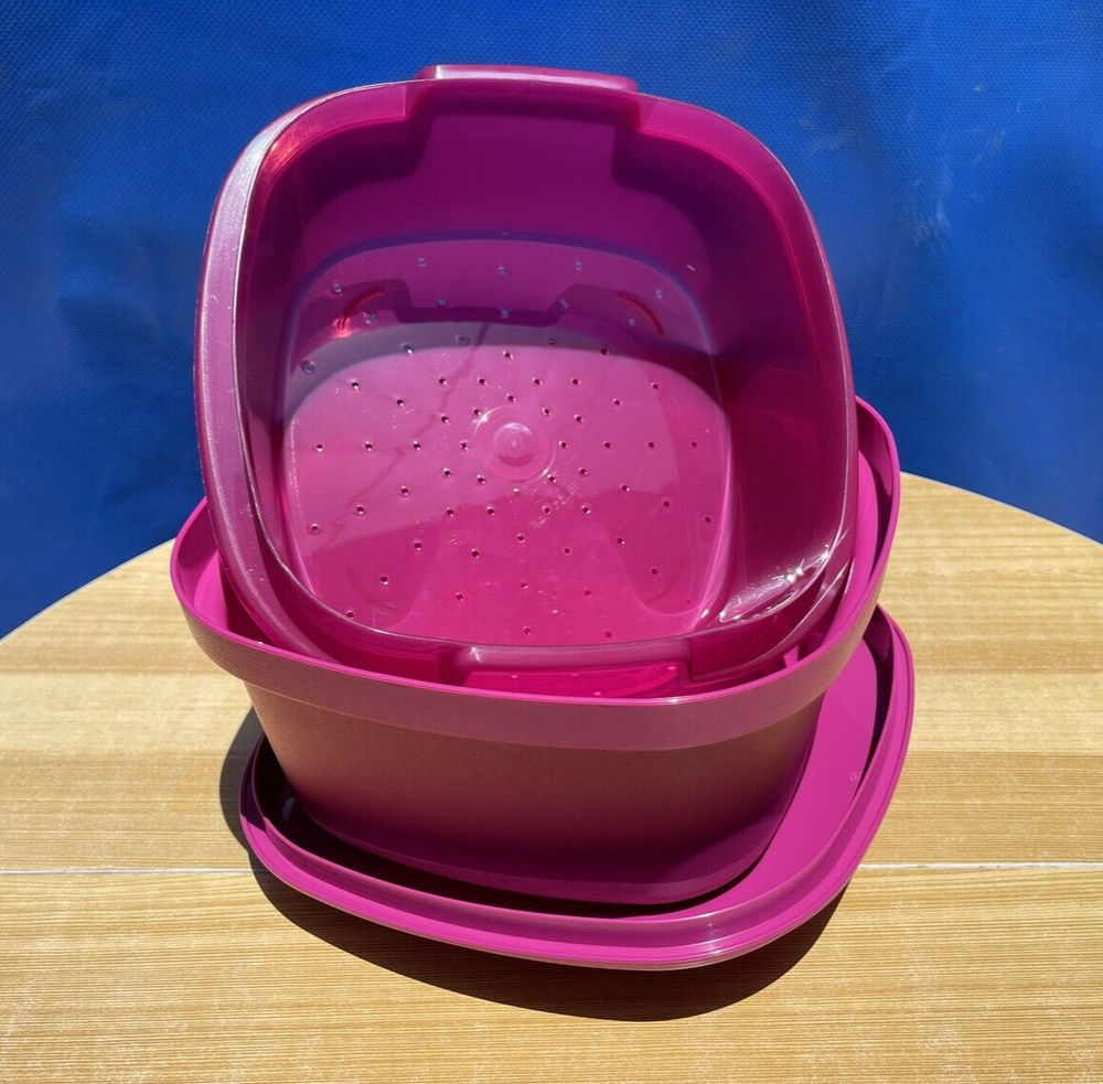 Tupperware Micro Steamer Multi Serve Idli Maker Vineyard NEW!