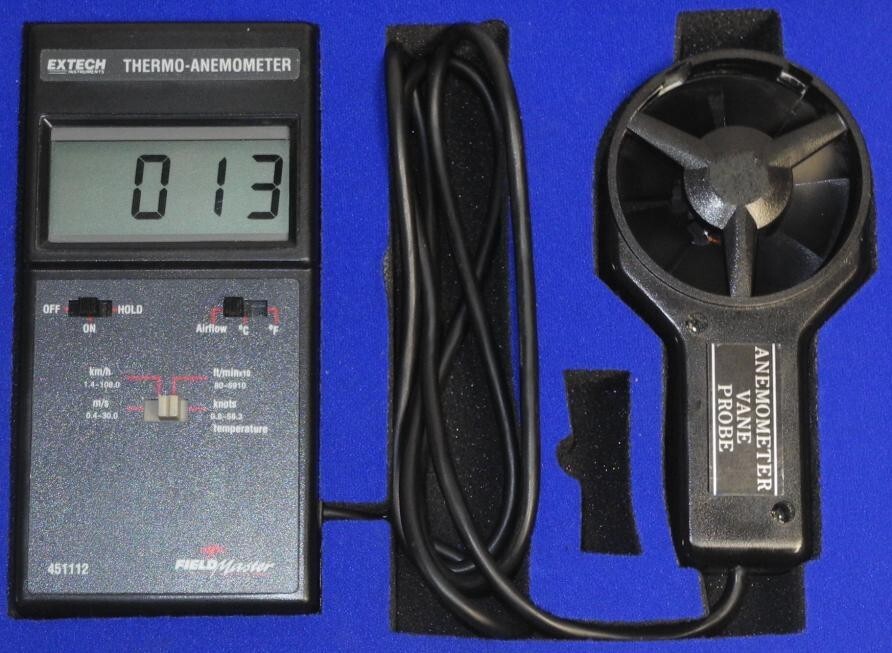 Extech Vane Thermo-Anemometer Field Master 451112