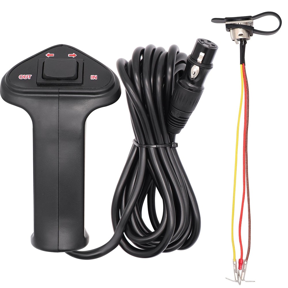 12V 500A 12000Lb Winch Hand Wired Remote Controller Kit with Control Socket A...