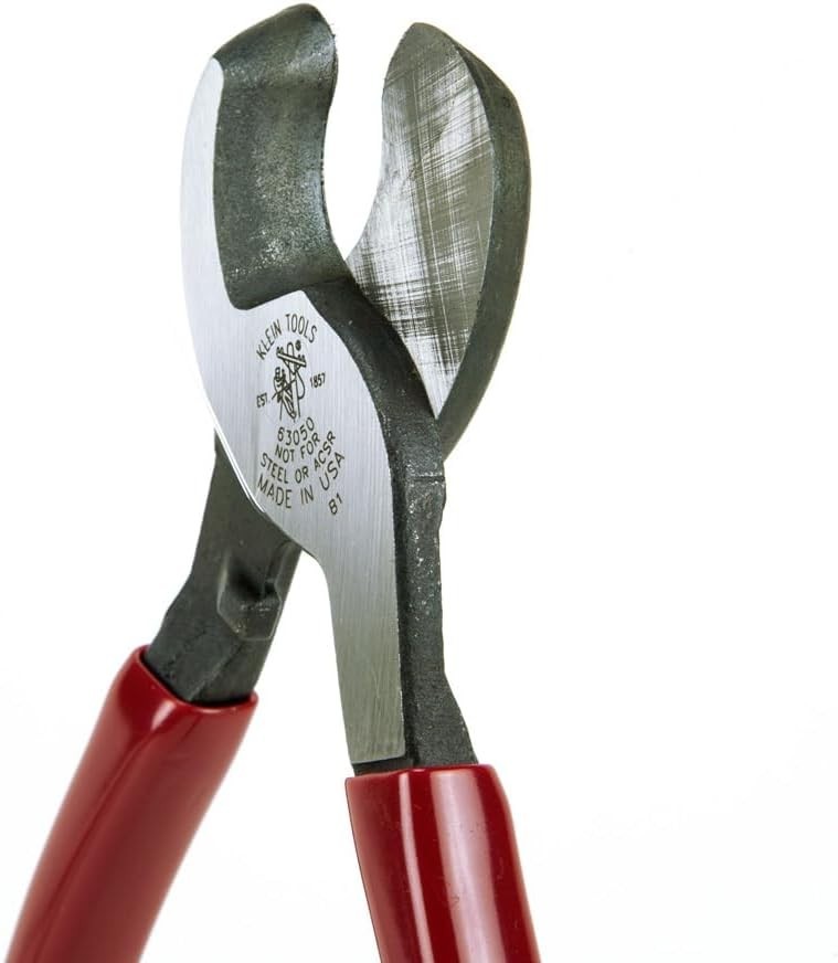Compact Klein Tools 63050 Cable Cutter: For Electricians Handling Multiple Wires