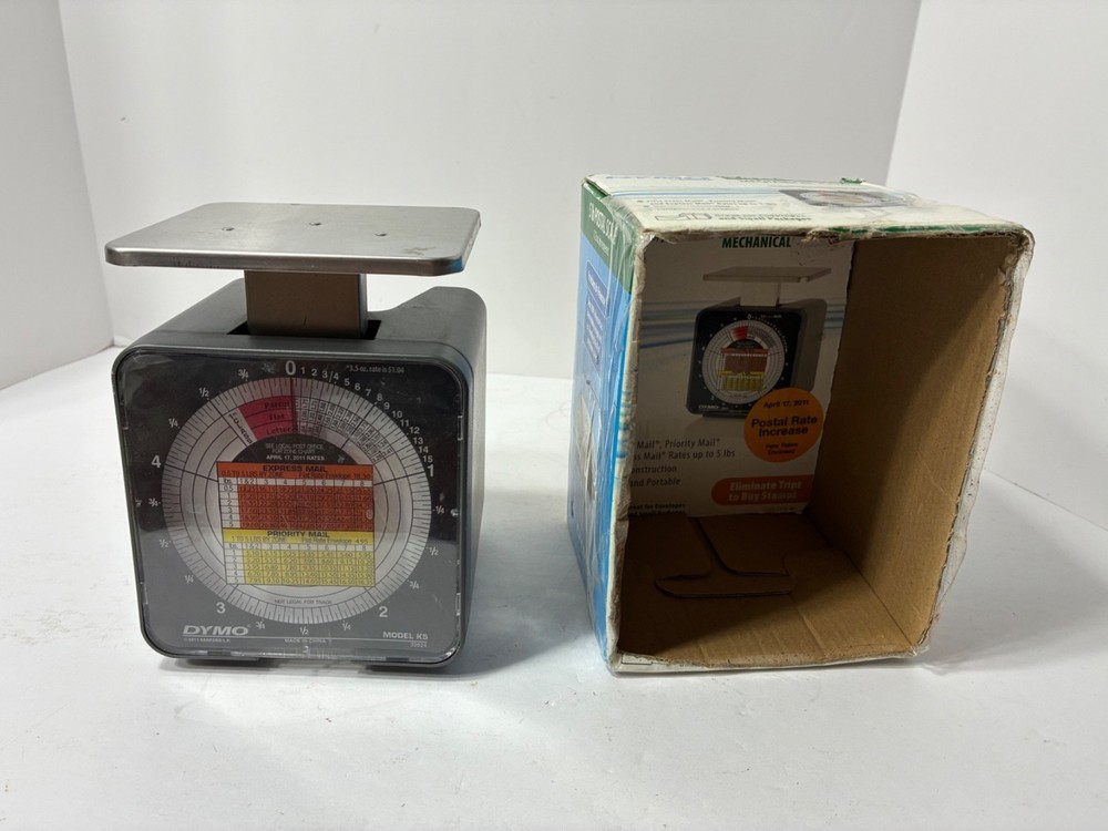 DYMO Model K5 Tabletop Shipping Postal Scale 5 lb Limit 2008