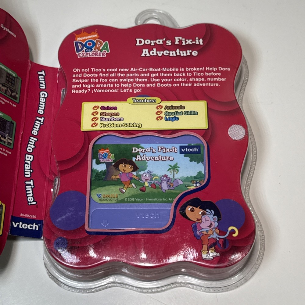 Disney Vtech Smartridge Aladdin & Dora V Smile Smartridge
