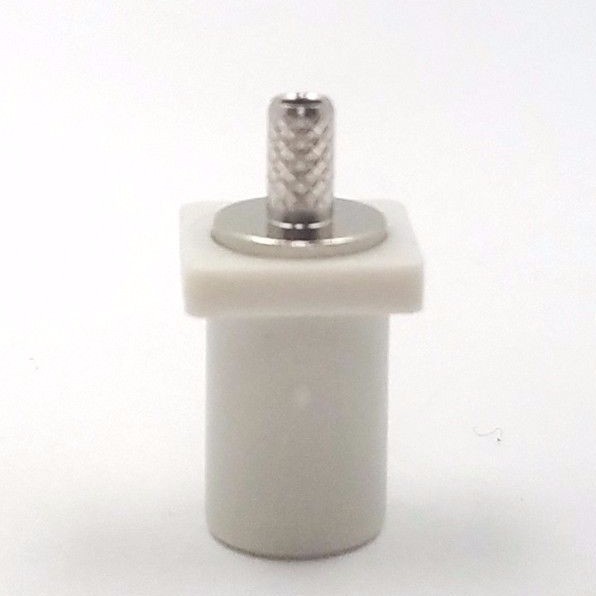 4pcs Auto FAKRA Straight Plug Crimp for RG174 Key Code: B (White)