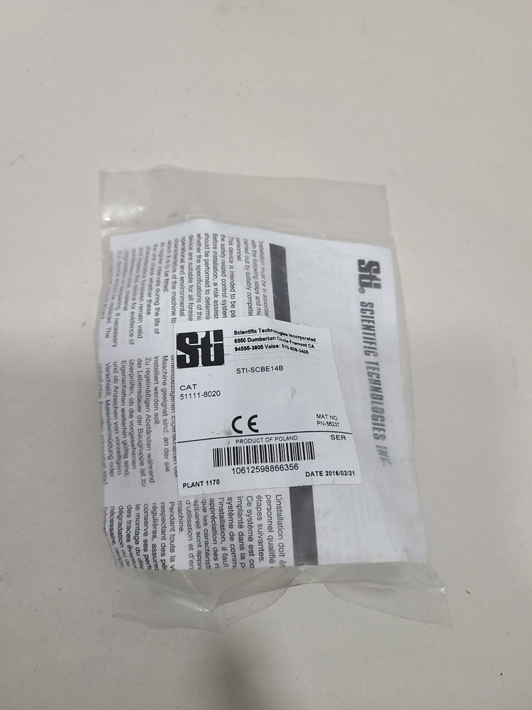 PROSAFE STI-SCBE14 GuardMaster BLUE TAGS Code Barrel Trapped Key Interlock, NOS