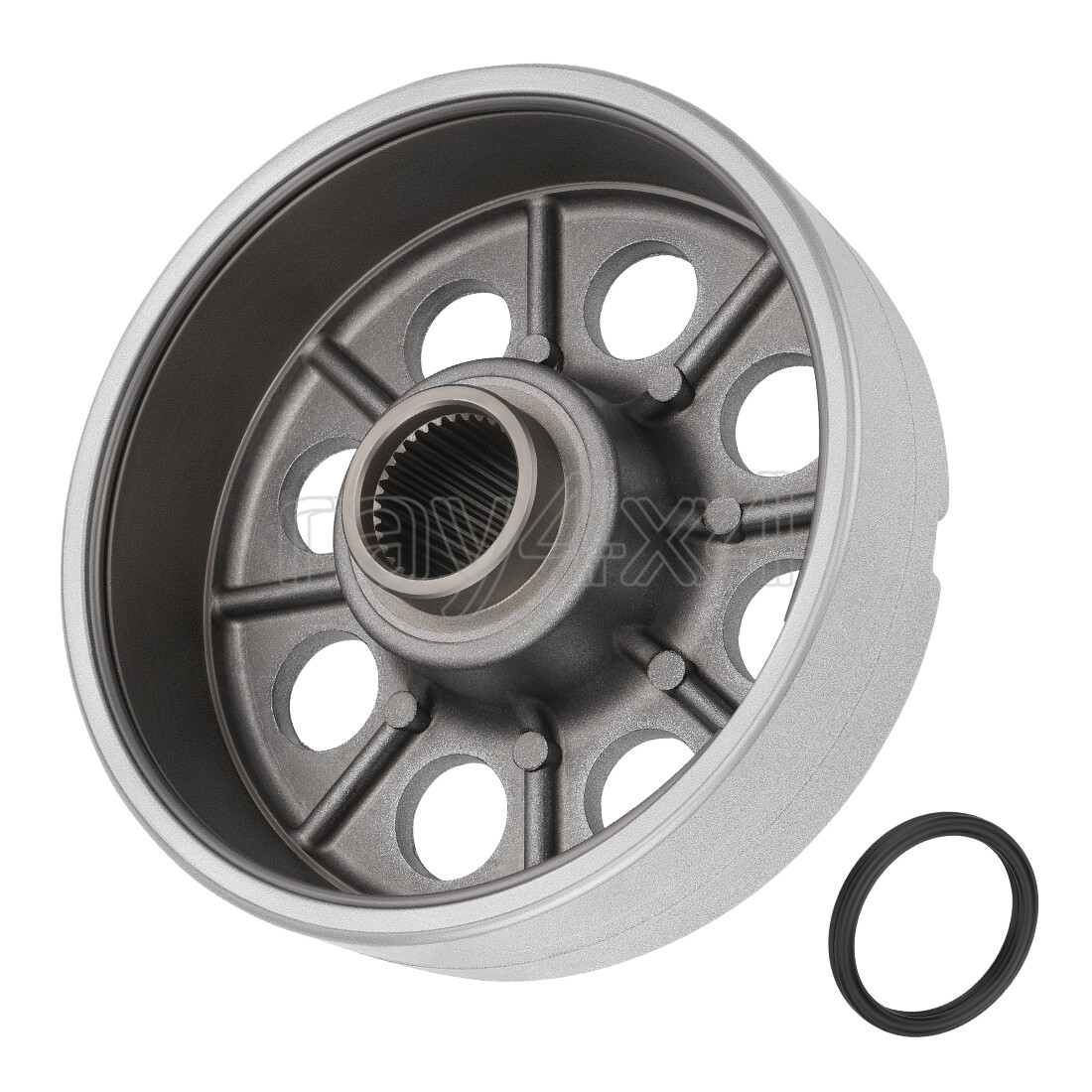 Rear Brake Drum Hub & Drum Cover Seal Kit for Honda TRX300 Fourtrax 300 88-2000