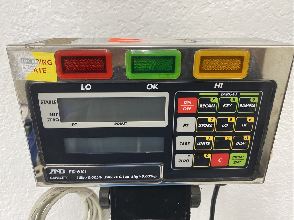 A&D Weighing FS-6Ki Checkweighing Scale