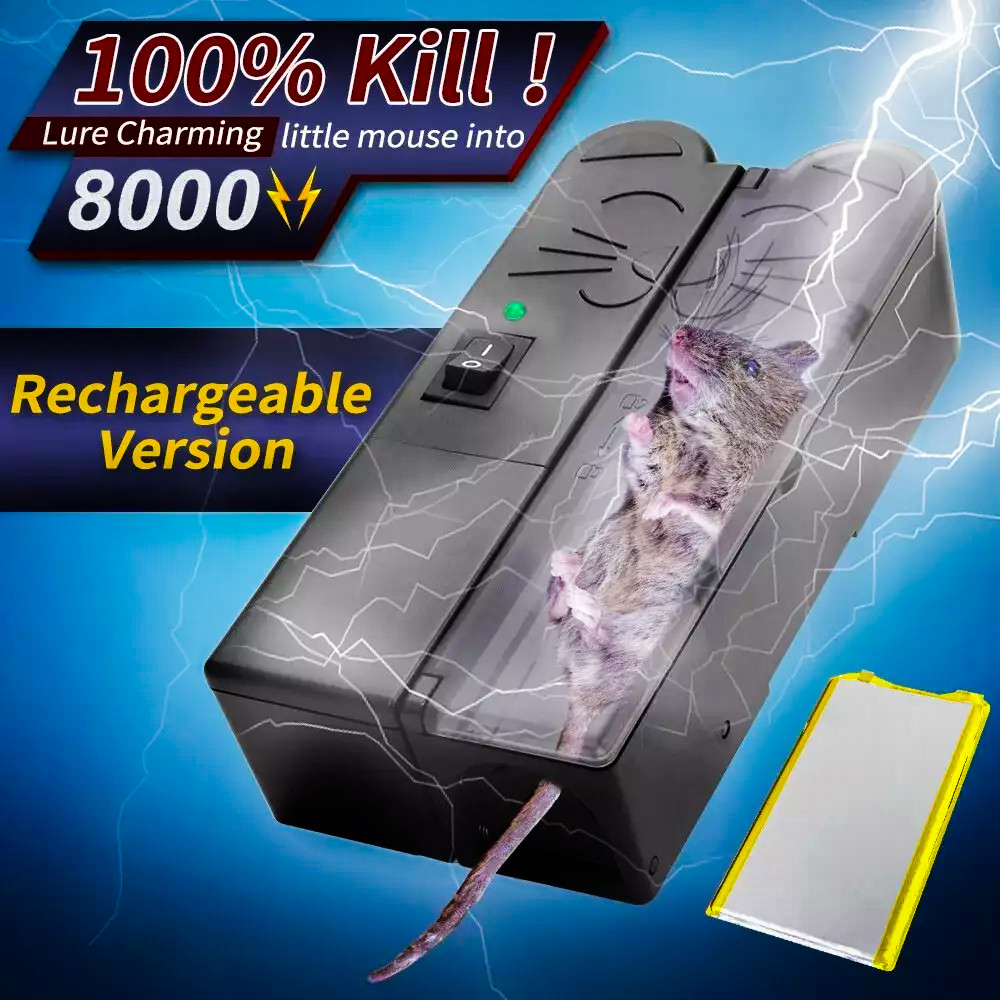 Electronic Mouse Trap Victor Control Rat Mice Killer Pest Electric Rodent Zapper