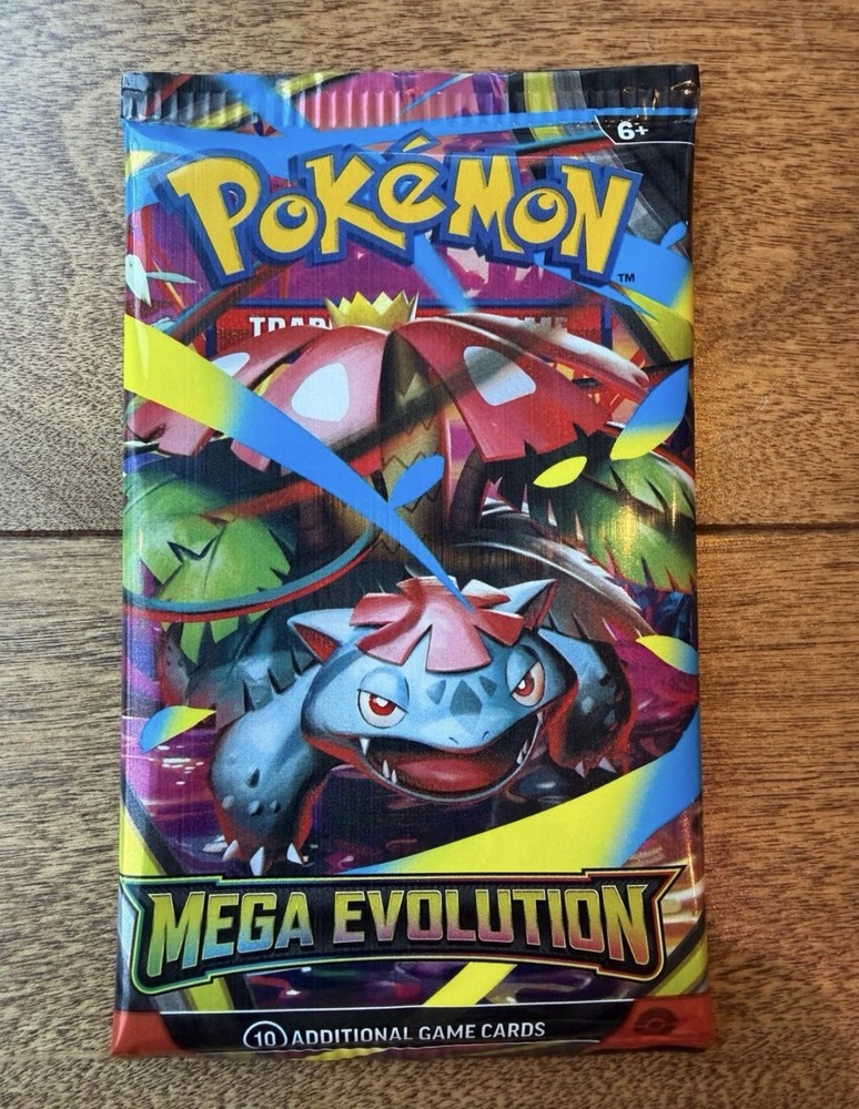 🔥 Pokemon Mega Evolution Booster Pack Random Art