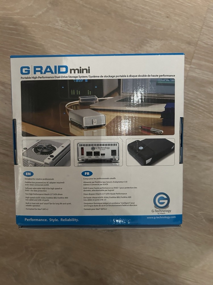 G-Technology G-Raid Mini 500GB Professional RAID Storage