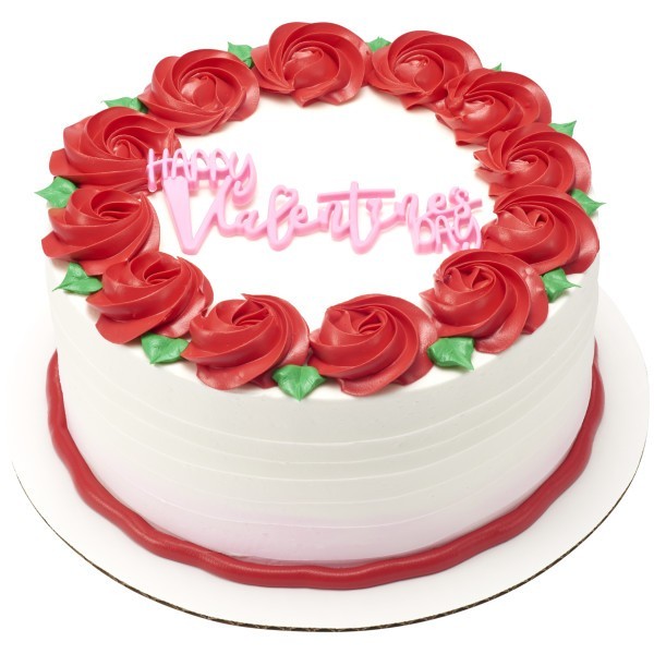 DecoPac Happy Valentine's Day Script ~ Layon ~ 12ct ~ Red, Pink