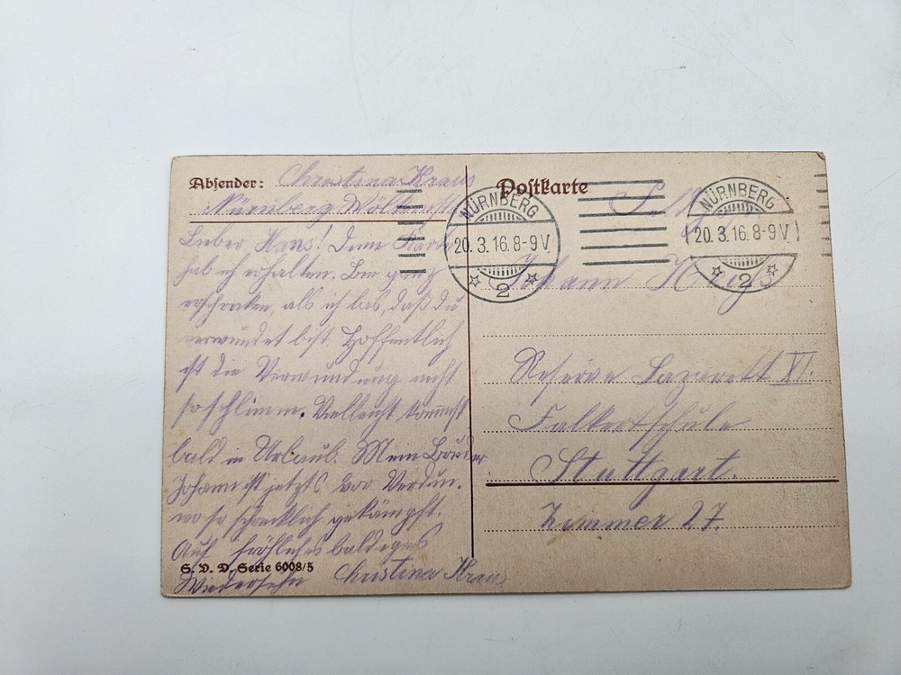 HA2020: Postcard, Herzensgrüße