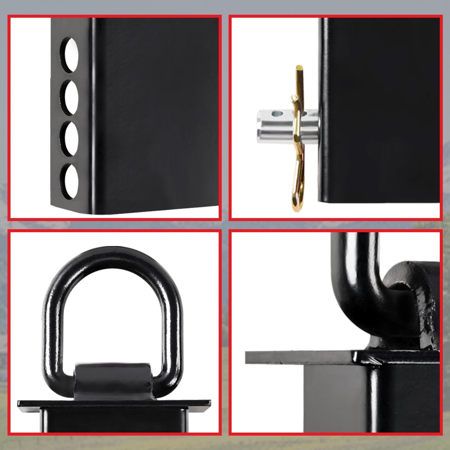 Heavy Duty Stake Pocket D Rings Adjustable 18,000 lbs Stake Pocket D-Ring