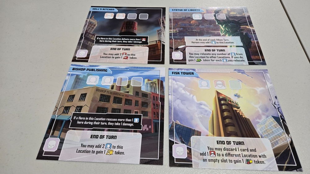 Marvel United Multiverse Maximum Carnage Locations