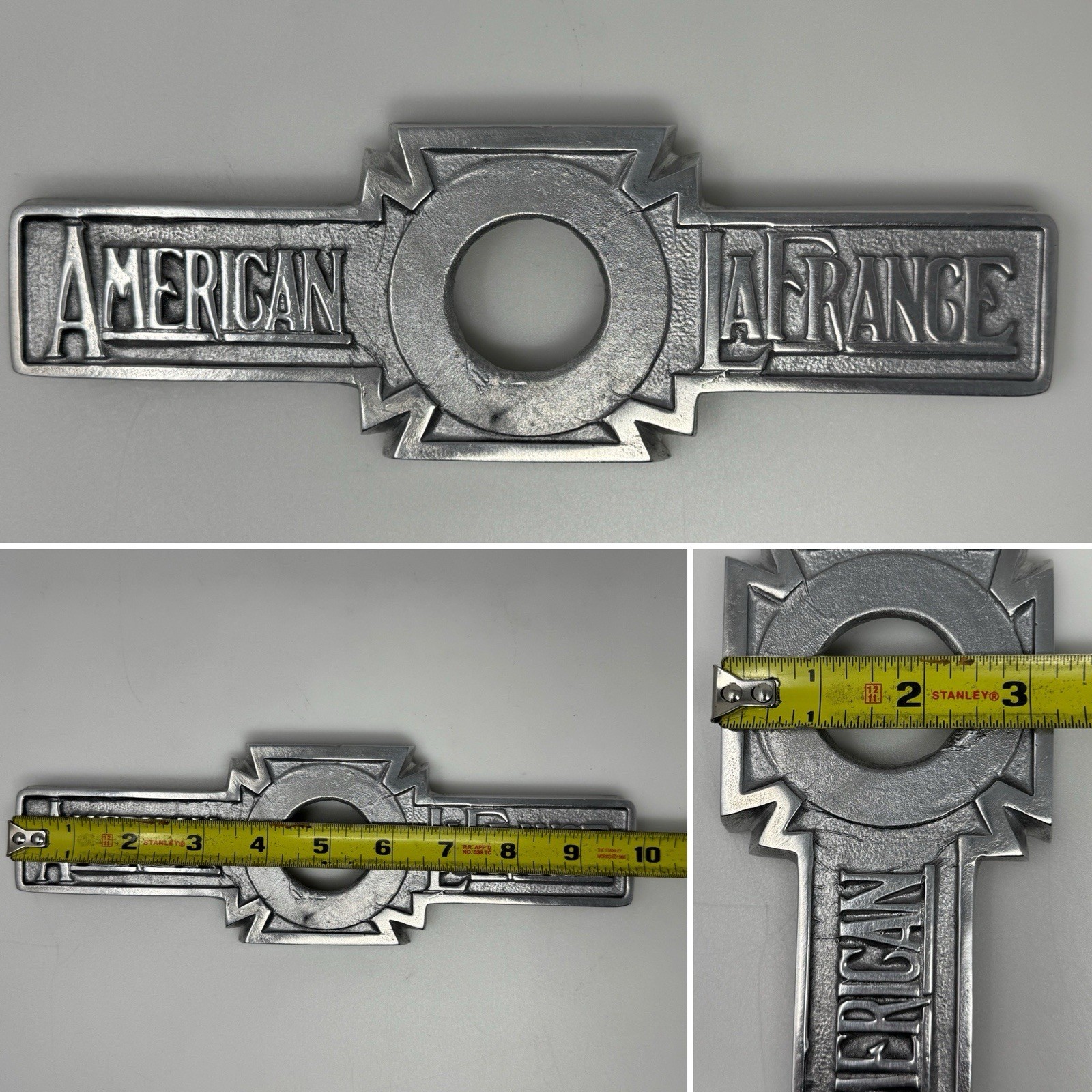 American LaFrance GMC Cosmopolitan Fire Engine Truck Radiator Emblem 1927-31