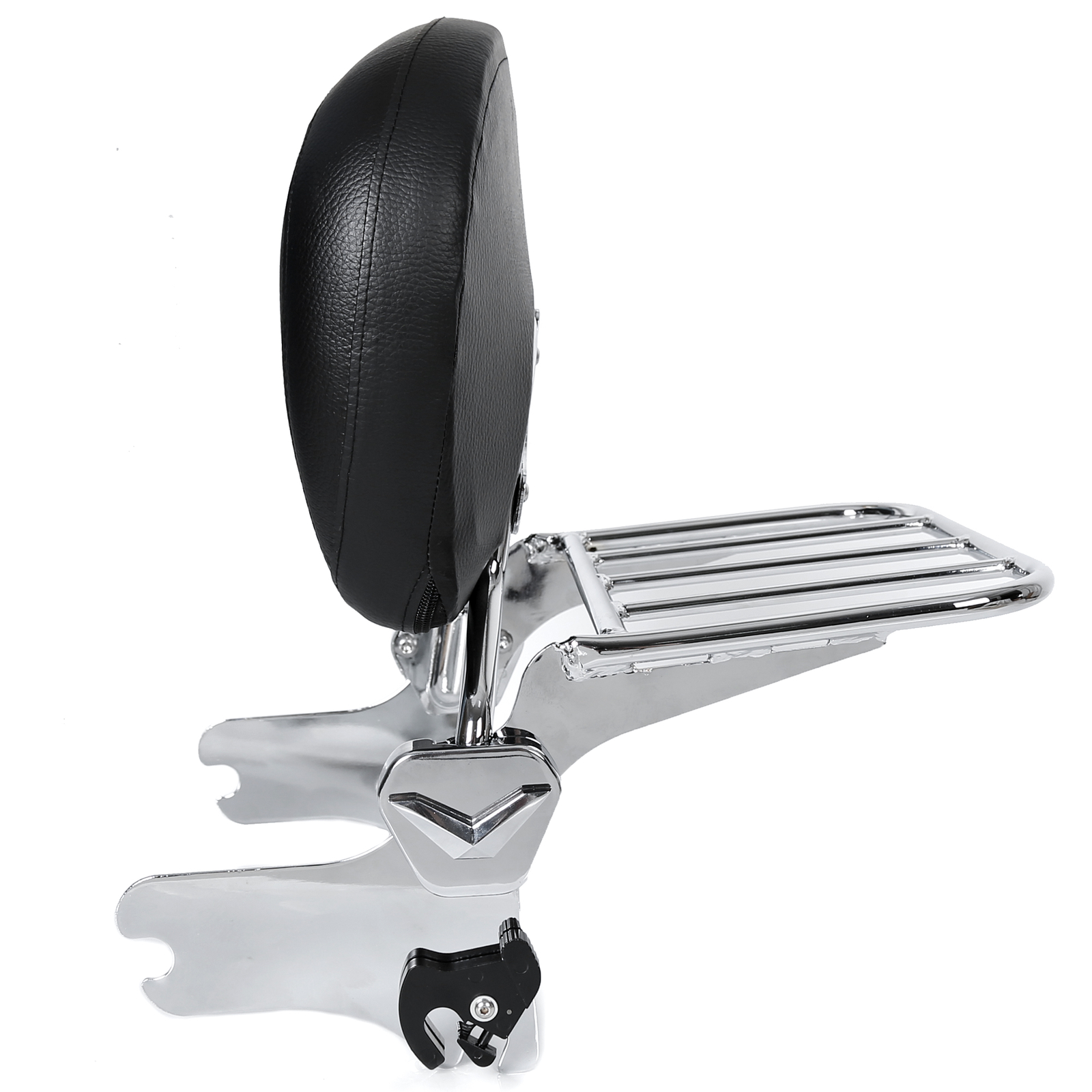 For 94-08 Harley Road King Electra Glide Detachable Sissy Bar Backrest With Rack