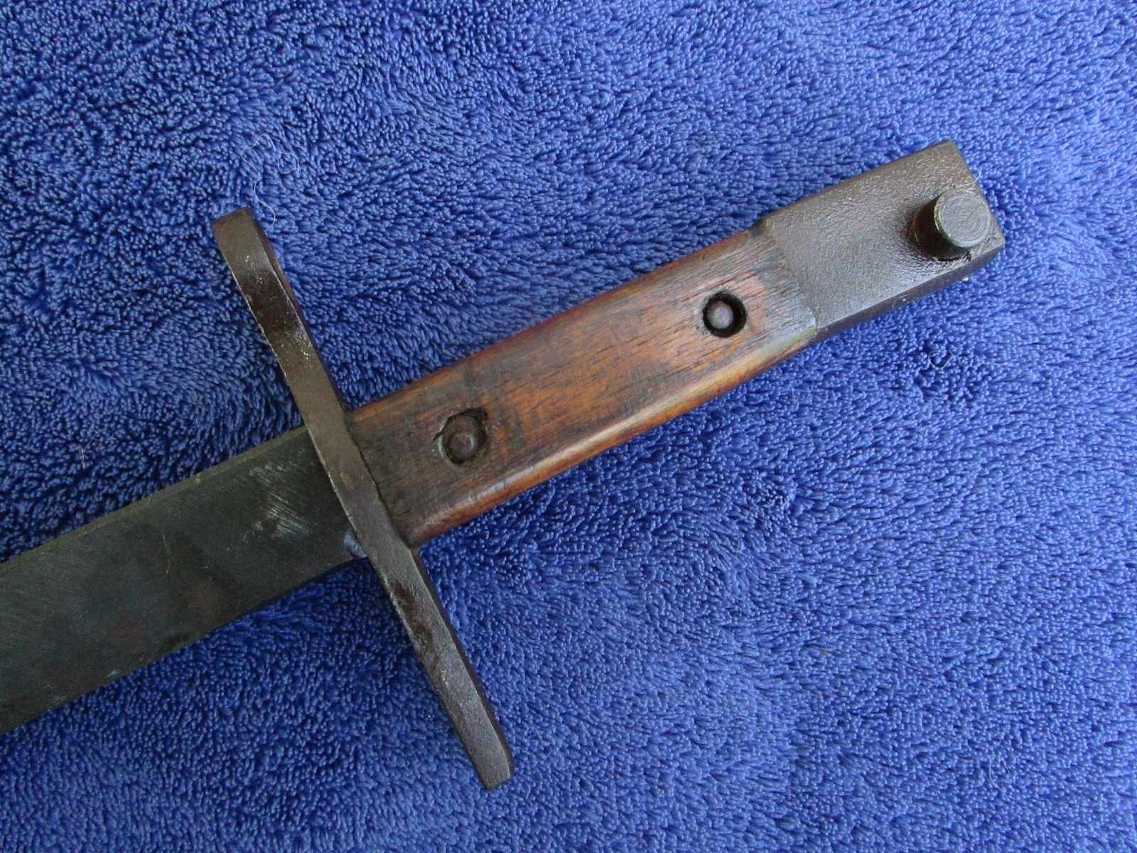 ORIGINAL LATE WW2 JAPANESE TYPE 30 ARISAKA BAYONET AND SCABBARD MAKER JINSEN