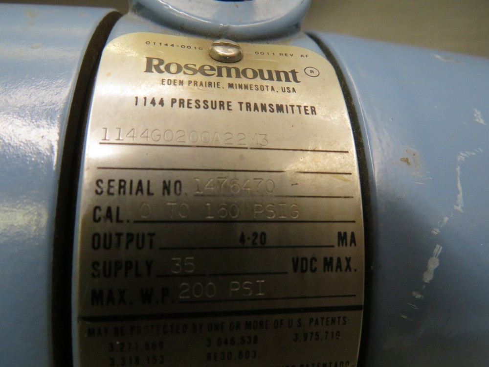Rosemount 1144G0200A22M3 Transmitter