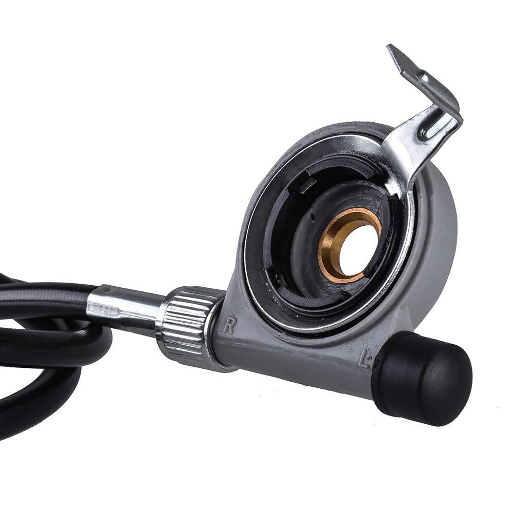 Classic Bicycle Speedometer Retro Chrome Bezel Easy Install Black Odometer