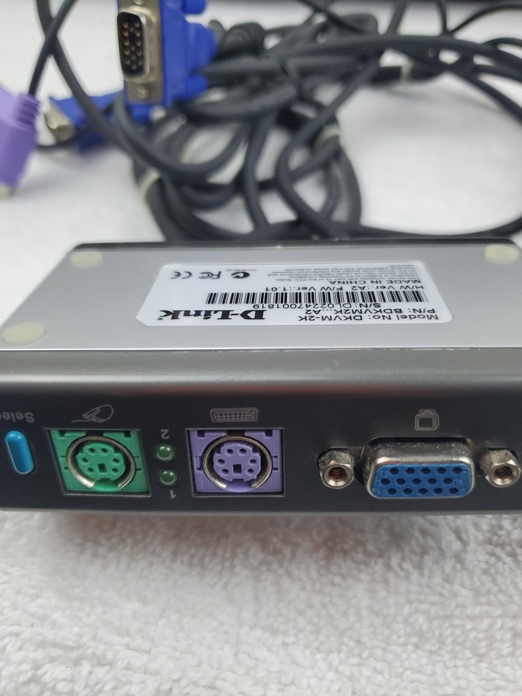 D-Link 2 Port KVM Switch DKVM-2K