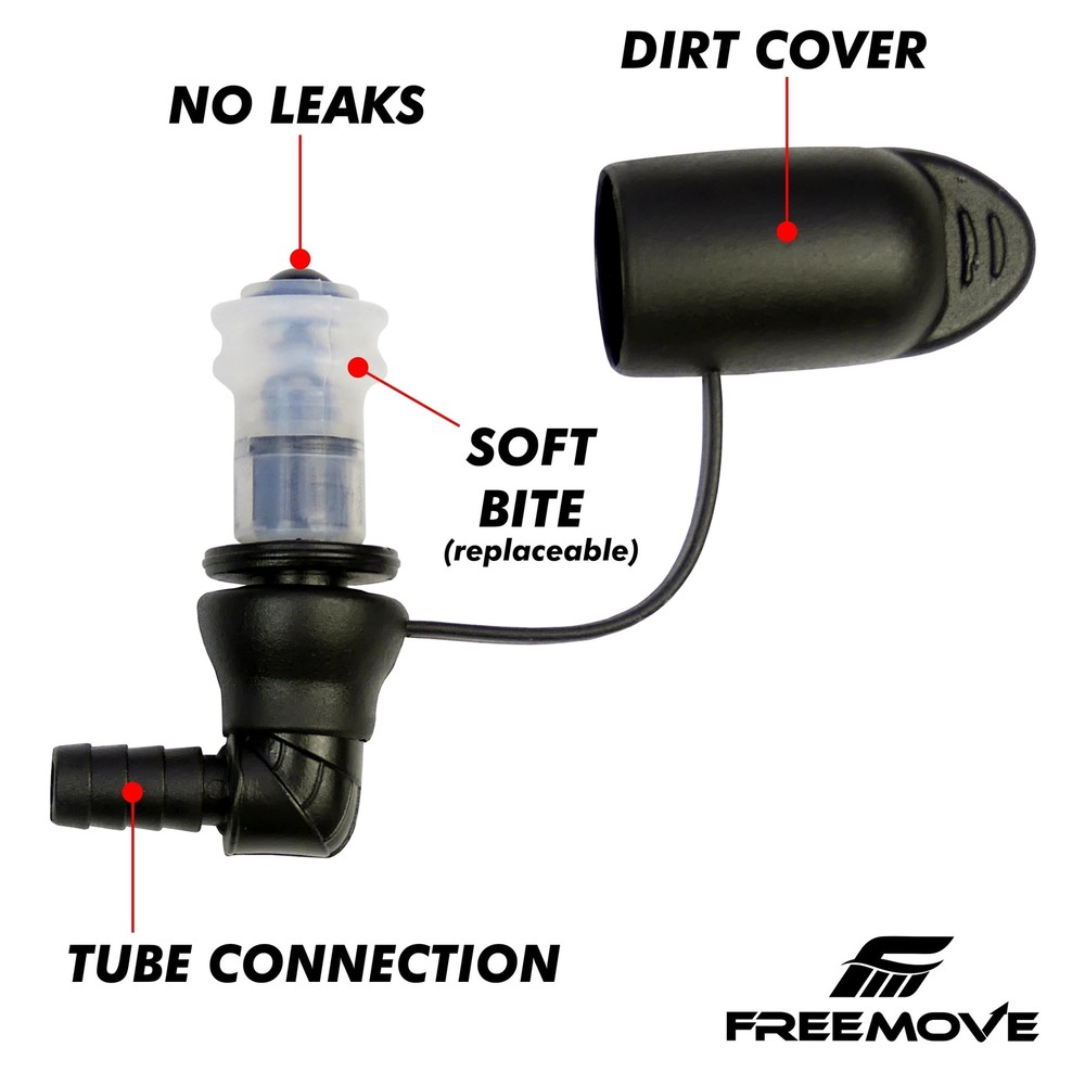 Hydration Water Bladder Bite Valve Mouthpiece Replacement - Leak-Proof, Easy-...