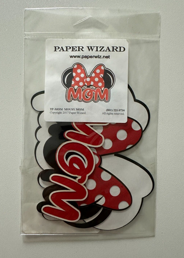 Paper Wizard Die Cuts-Multiple Variations Available-You Choose