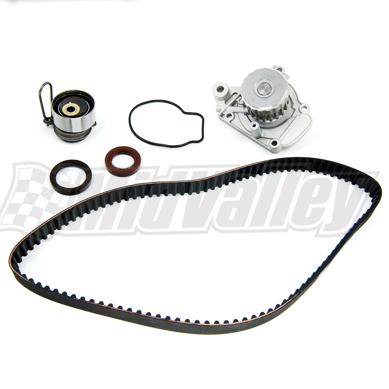 Head Gasket Bolts Set Timing Belt Kit With Water Pump for 01-05 Honda Civic 1.7L