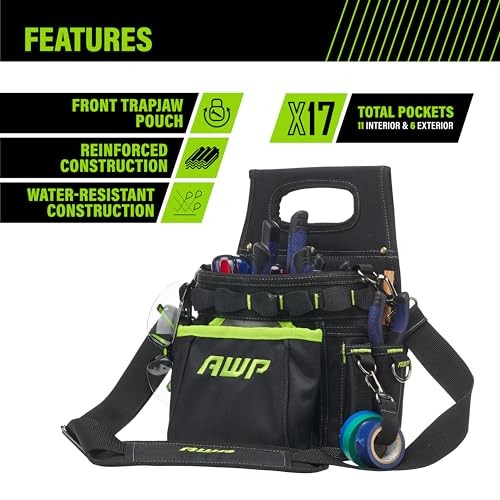 Tool Pouch, Electrician Tool Pouch, Premium, 1 Pack Portable Tool Box