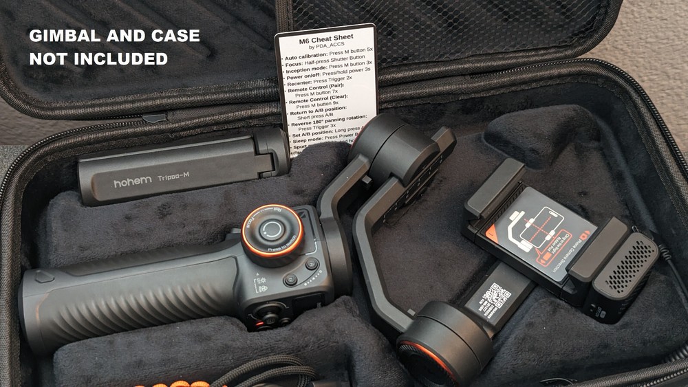 NEW Cheat Sheet instruction function card for Hohem iSteady M6 Gimbal Stabilizer