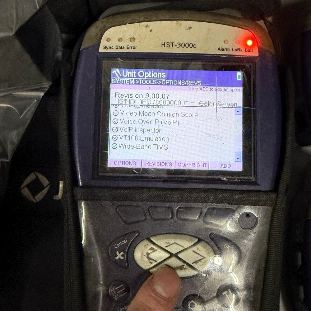 JDSU HST-3000c TDR Network Tester w/ 10 Modules & All Options
