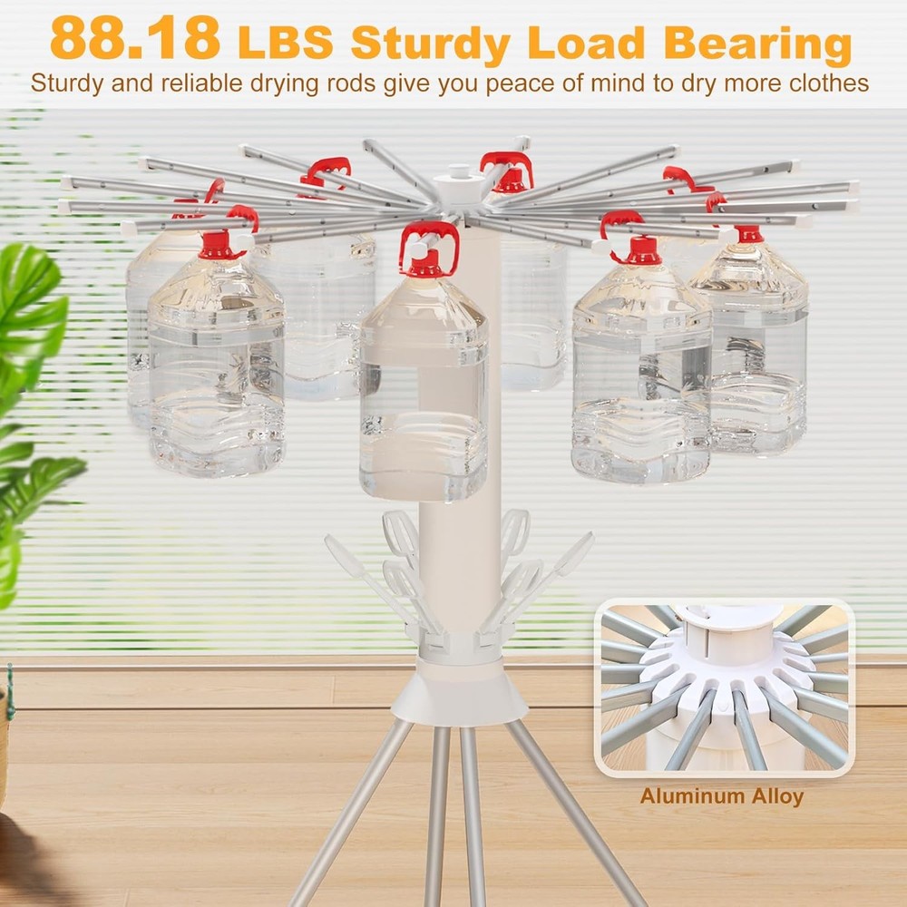 Foldable four-legged drying rack, outdoor portable drying rack