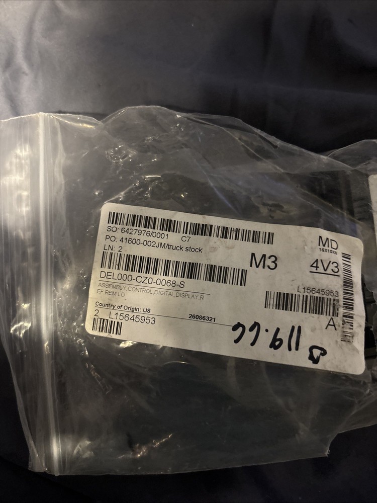 000-CZ0-0068-S Delfield Assembly Control Digital Display