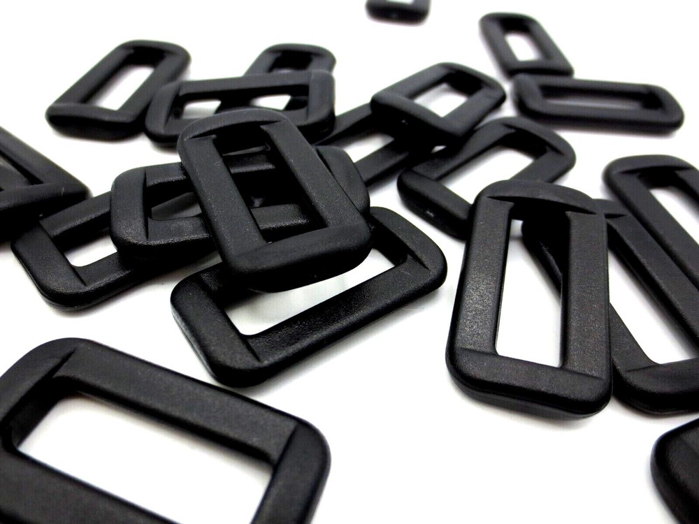 1.5", 38mm Wide Strap Loop Connector For Webbing, Durable Plastic Free Shipping!
