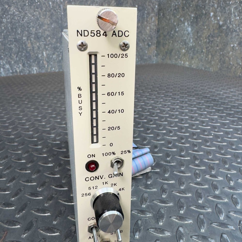 NIM BIN Module - Nuclear Data ND584 ADC Analog to Digital