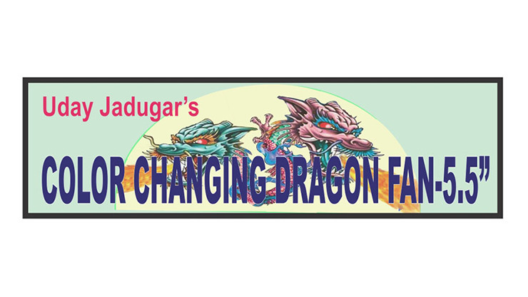 Color Changing Dragon Fan 5"