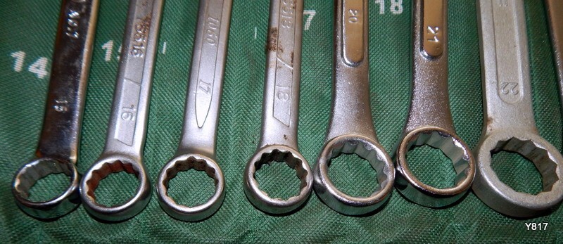 22 PCS Mixed Brands Set Metric 12-Point Wrenches