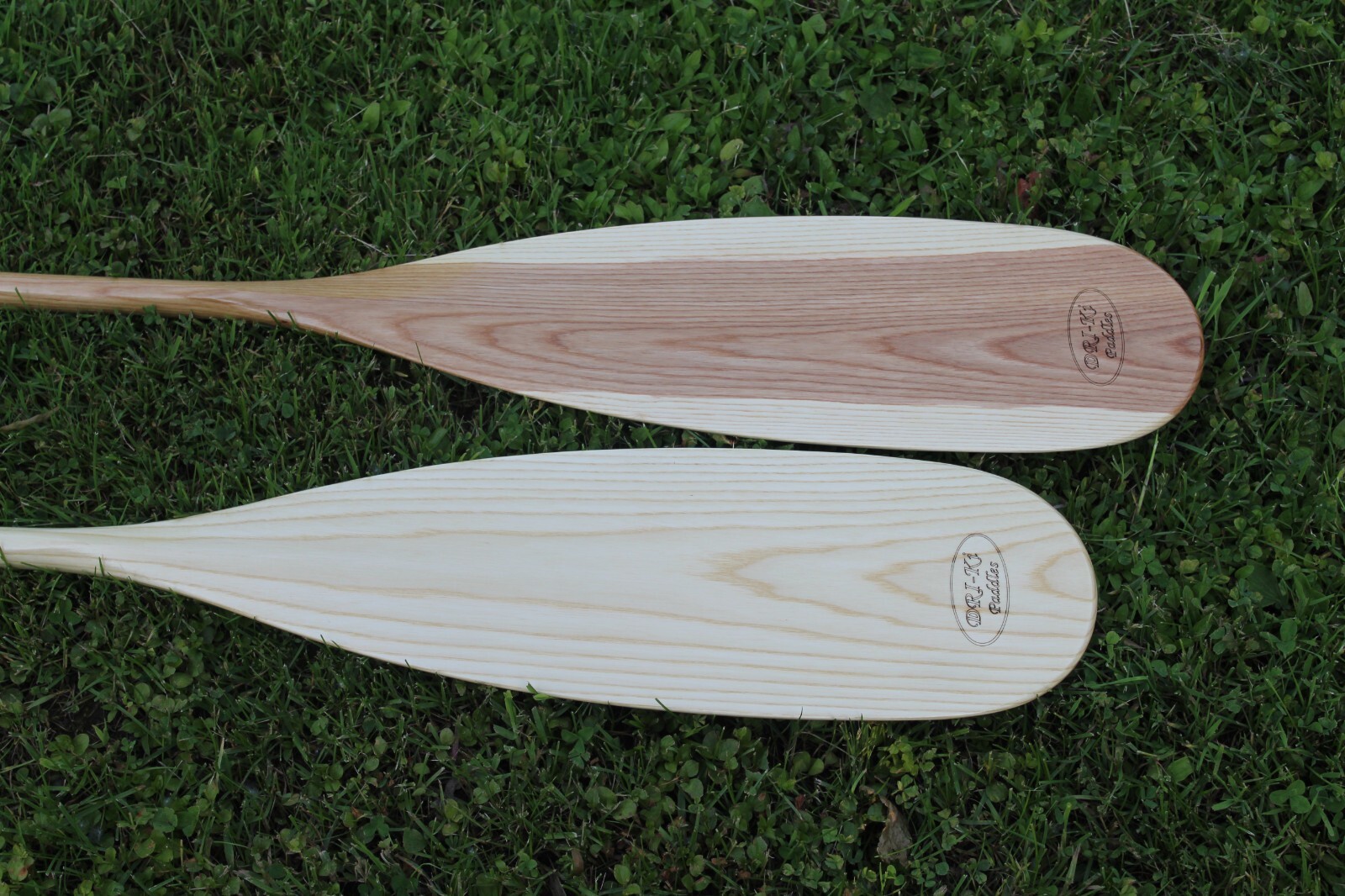 white Ash canoe paddle