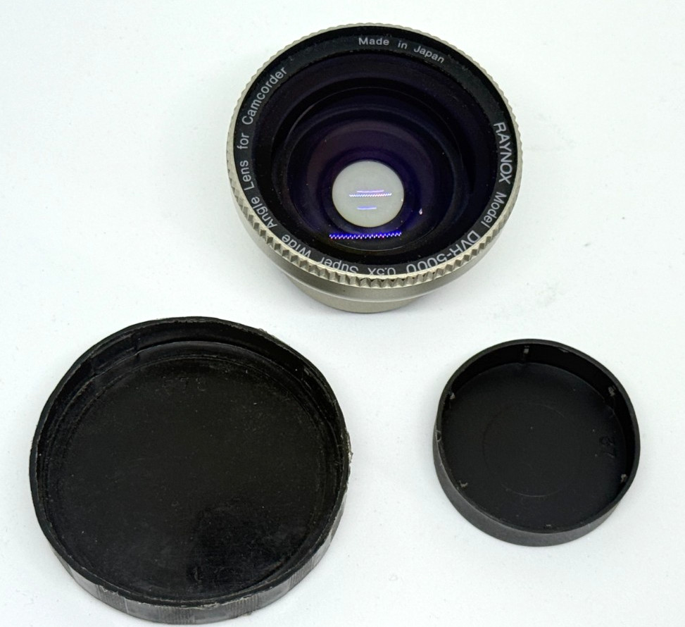 Raynox Model DVR-5000 0.5X Camcorder Wide Angle Conversion Lens Set - NEW