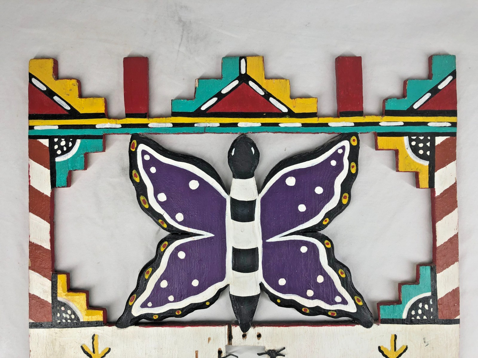 GREAT OLDER ORIGINAL HOPI MADE TABLITA 16" TALL X 14" ACROSS