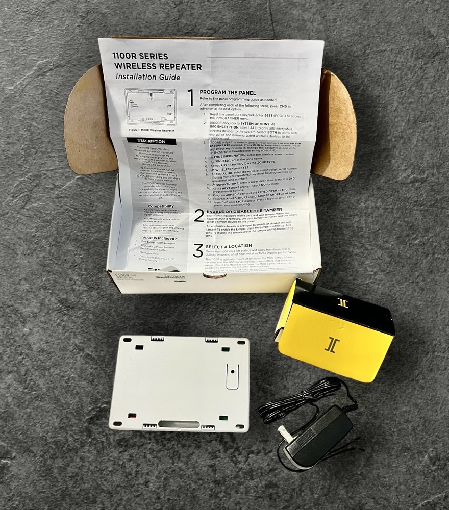 DMP 1100R-W Wireless Repeater with Transformer