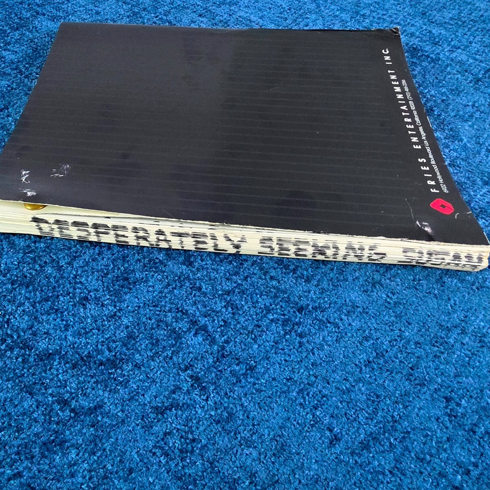 MADONNA DESPERATELY SEEKING SUSAN MOVIE SCRIPT (early version)