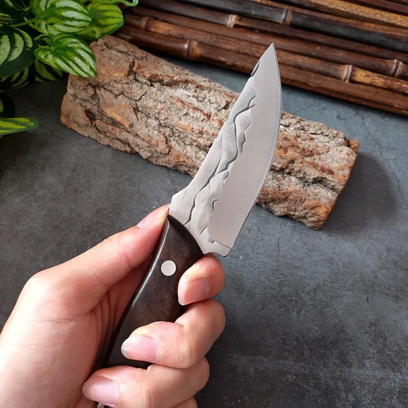 Hand-Forged Bone Sharpener Boning Knife