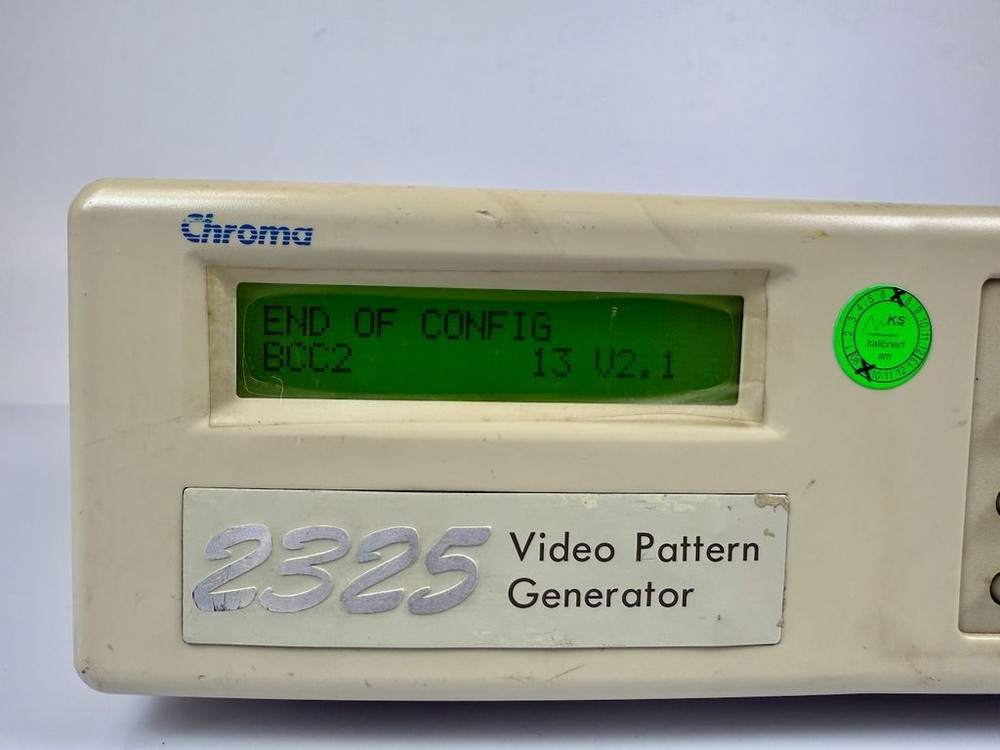 Chroma ATE 2325 Video Pattern Generator TTL LVDS