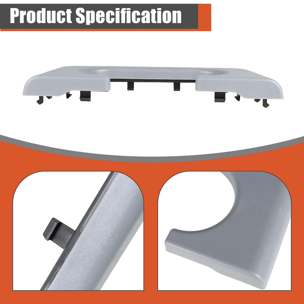 labwork Gray Center Console Cup Holder Pad Replacement for F250 Medium,