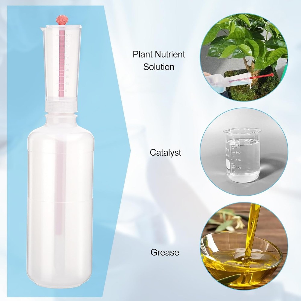 2X Adjustable Volume Dispensing Bottle 500ml Dosing Container Plastic Dosing USA